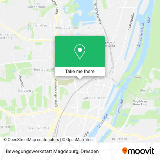 Карта Bewegungswerkstatt Magdeburg