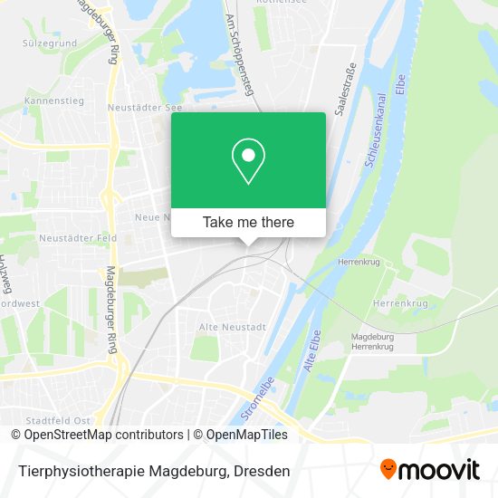 Карта Tierphysiotherapie Magdeburg
