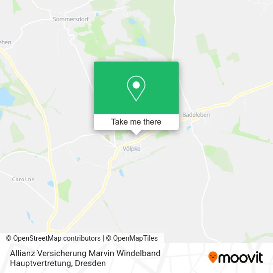 Карта Allianz Versicherung Marvin Windelband Hauptvertretung