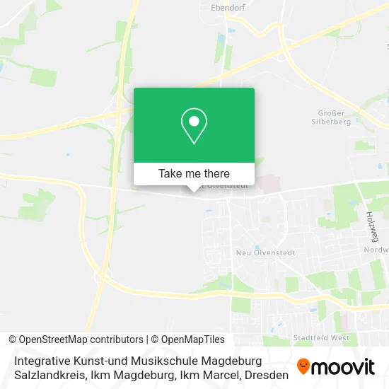 Карта Integrative Kunst-und Musikschule Magdeburg Salzlandkreis, Ikm Magdeburg, Ikm Marcel