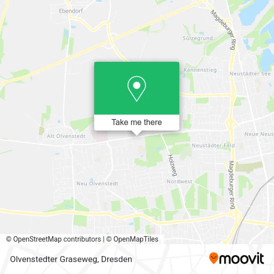 Карта Olvenstedter Graseweg