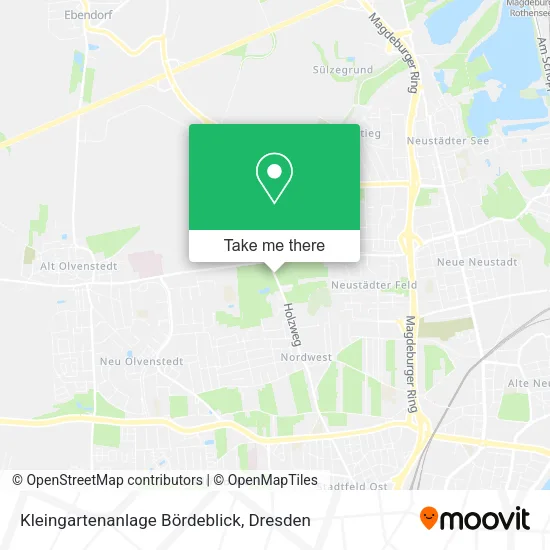 Карта Kleingartenanlage Bördeblick