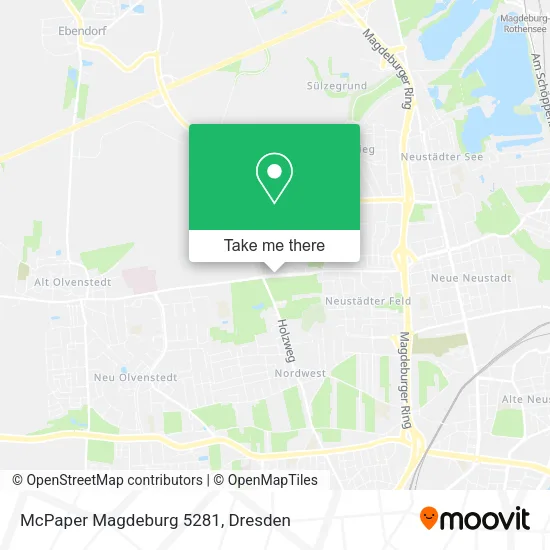 Карта McPaper Magdeburg 5281