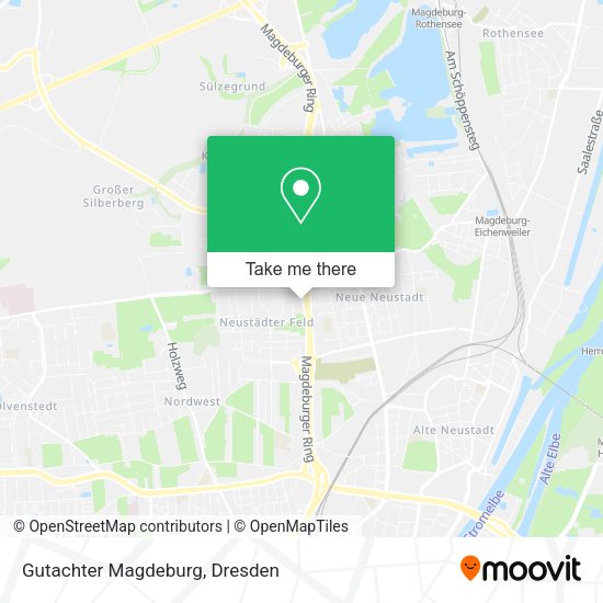 Карта Gutachter Magdeburg