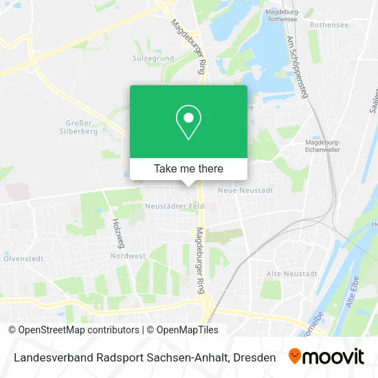 Карта Landesverband Radsport Sachsen-Anhalt