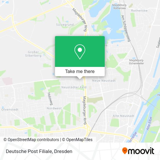 Карта Deutsche Post Filiale