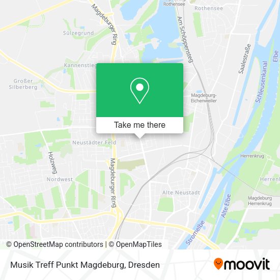 Карта Musik Treff Punkt Magdeburg