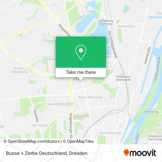 Карта Busse + Zerbe Deutschland