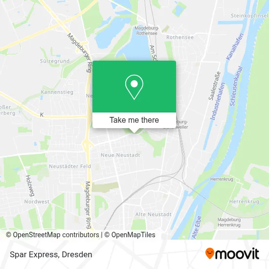 Spar Express map