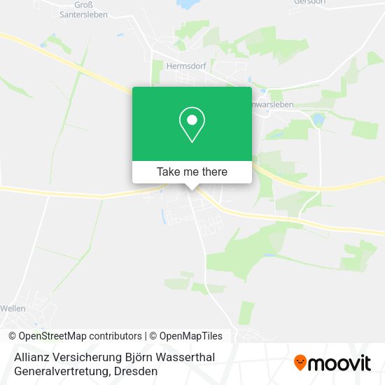 Карта Allianz Versicherung Björn Wasserthal Generalvertretung