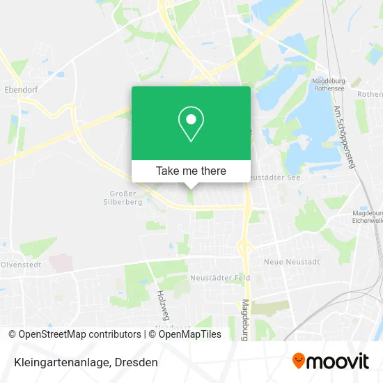 Карта Kleingartenanlage
