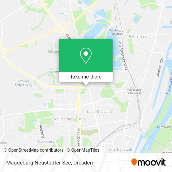 Карта Magdeburg Neustädter See