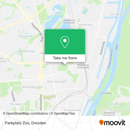 Карта Parkplatz Zoo