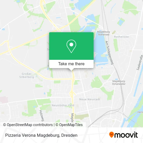 Pizzeria Verona Magdeburg map