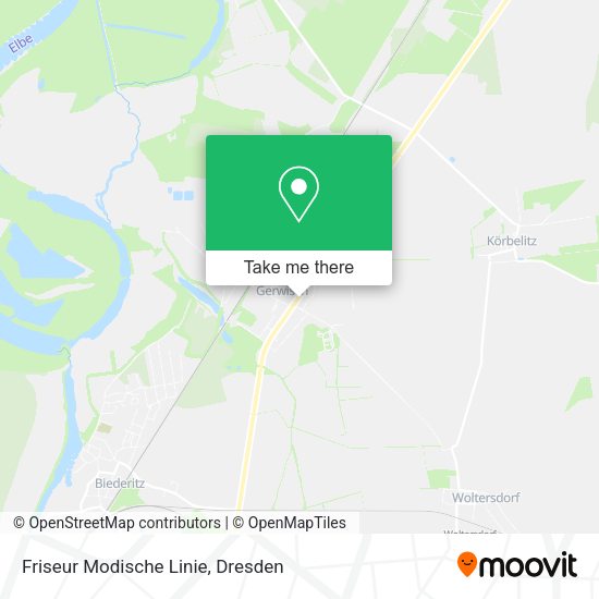 Карта Friseur Modische Linie