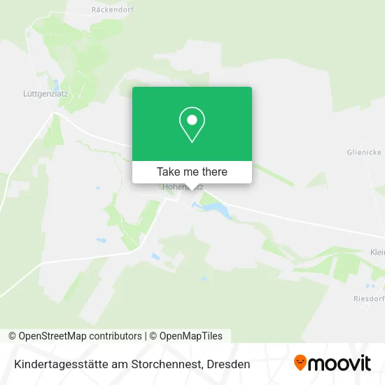 Карта Kindertagesstätte am Storchennest