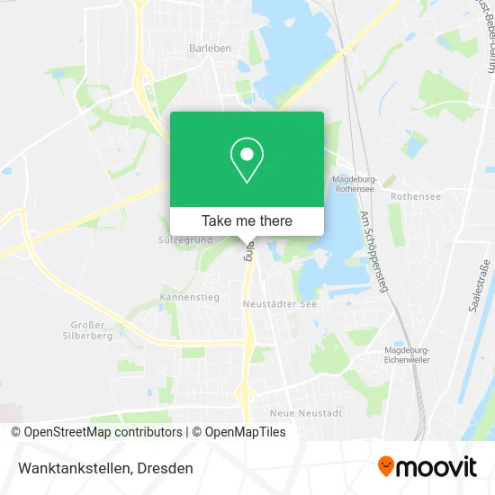 Карта Wanktankstellen