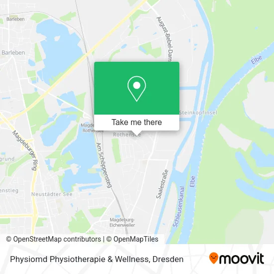 Карта Physiomd Physiotherapie & Wellness