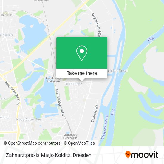 Карта Zahnarztpraxis Matjo Kolditz