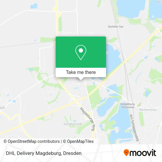 Карта DHL Delivery Magdeburg