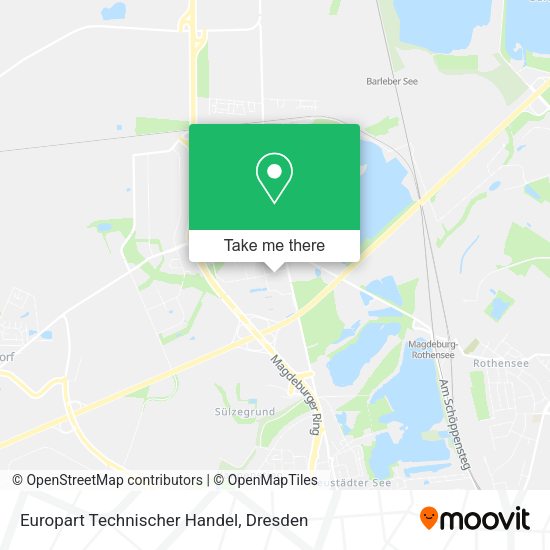 Карта Europart Technischer Handel