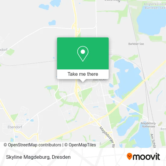 Карта Skyline Magdeburg