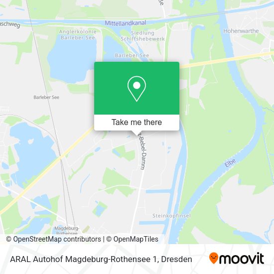 Карта ARAL Autohof Magdeburg-Rothensee 1