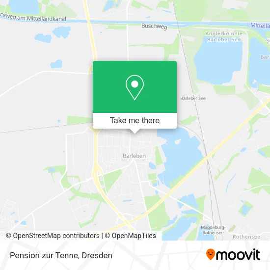 Карта Pension zur Tenne