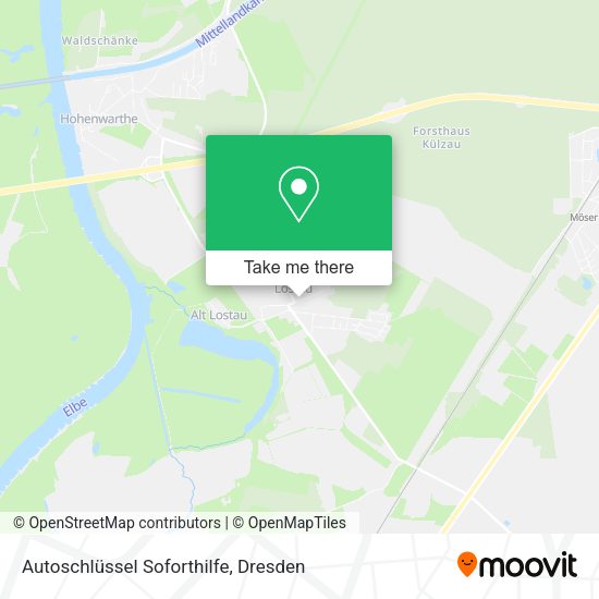 Карта Autoschlüssel Soforthilfe