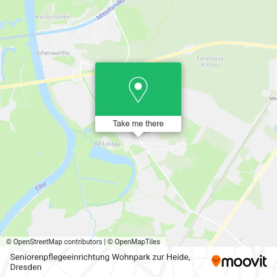Карта Seniorenpflegeeinrichtung Wohnpark zur Heide