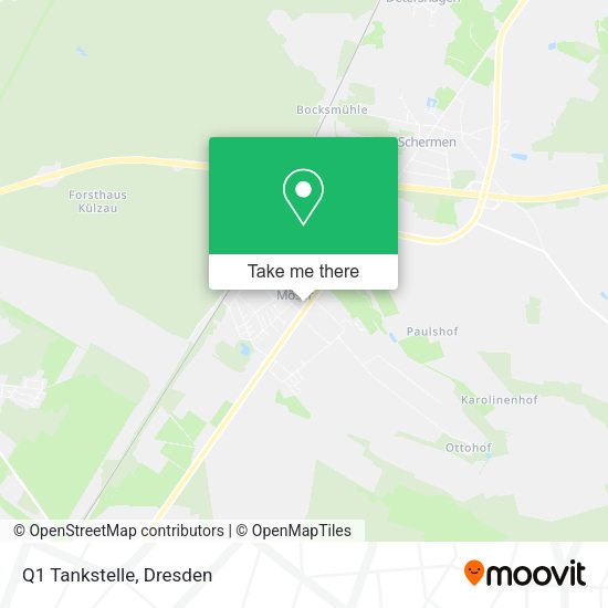 Карта Q1 Tankstelle