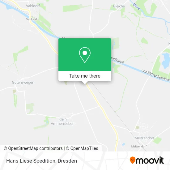 Карта Hans Liese Spedition