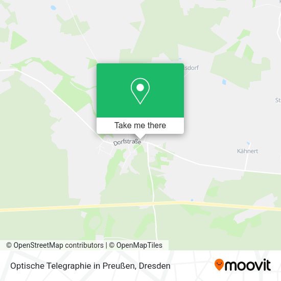Карта Optische Telegraphie in Preußen