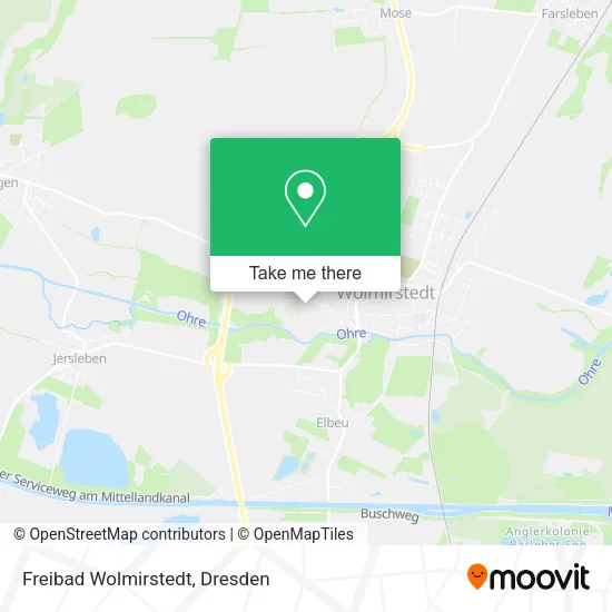 Карта Freibad Wolmirstedt