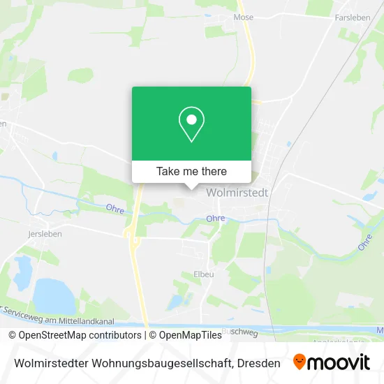 Карта Wolmirstedter Wohnungsbaugesellschaft