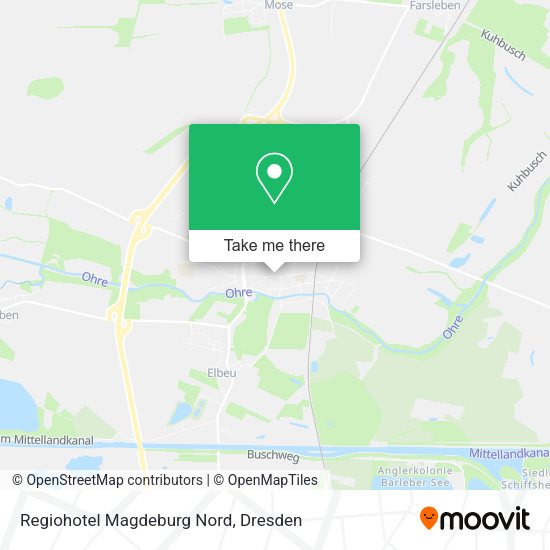 Карта Regiohotel Magdeburg Nord