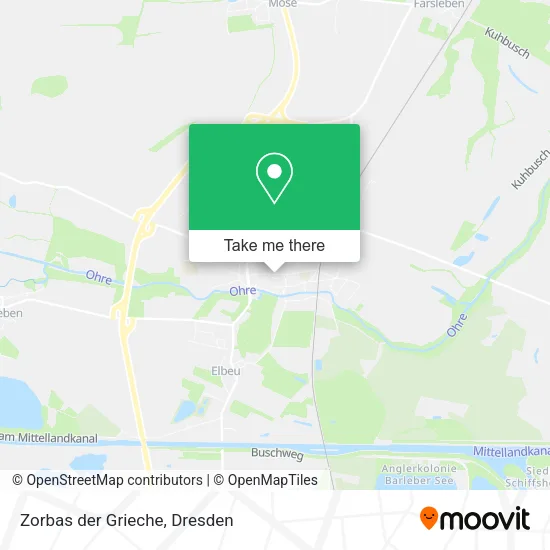 Карта Zorbas der Grieche