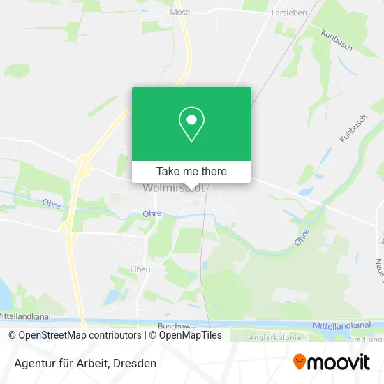 Карта Agentur für Arbeit