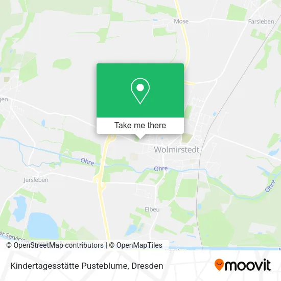 Карта Kindertagesstätte Pusteblume