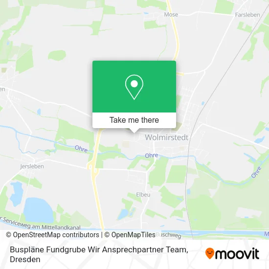 Карта Buspläne Fundgrube Wir Ansprechpartner Team