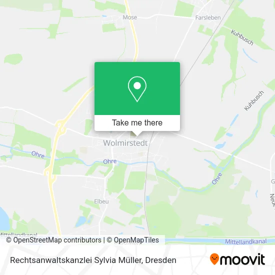 Карта Rechtsanwaltskanzlei Sylvia Müller