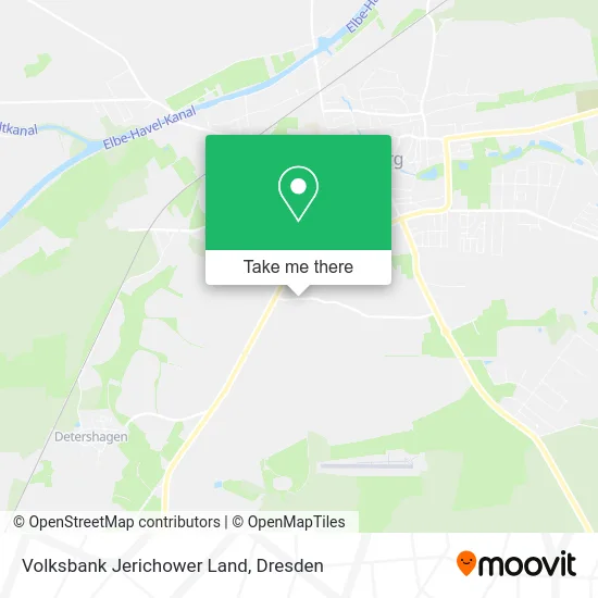 Карта Volksbank Jerichower Land