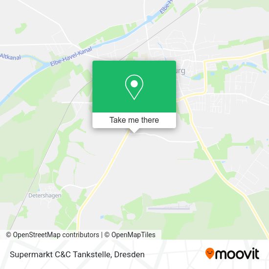 Карта Supermarkt C&C Tankstelle
