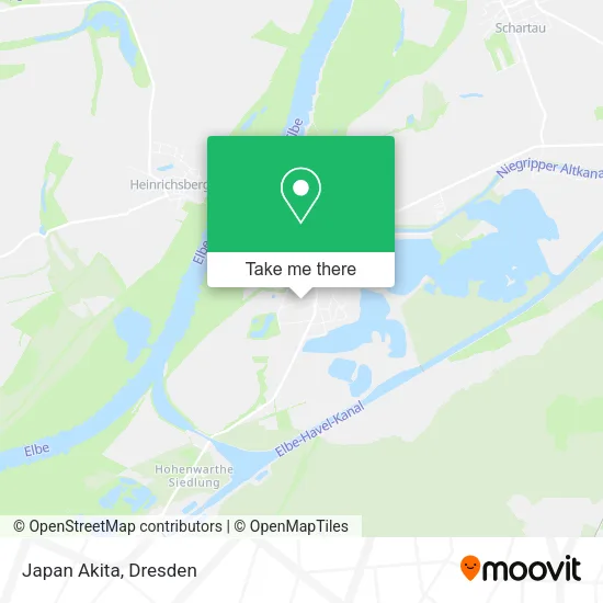 Карта Japan Akita