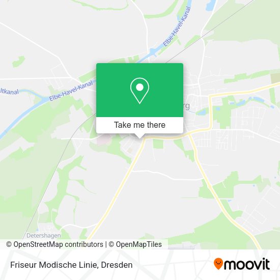 Карта Friseur Modische Linie