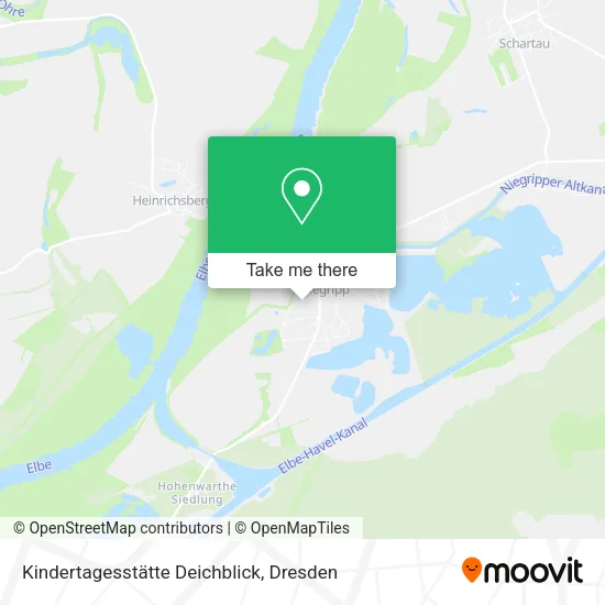 Карта Kindertagesstätte Deichblick