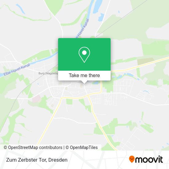 Карта Zum Zerbster Tor