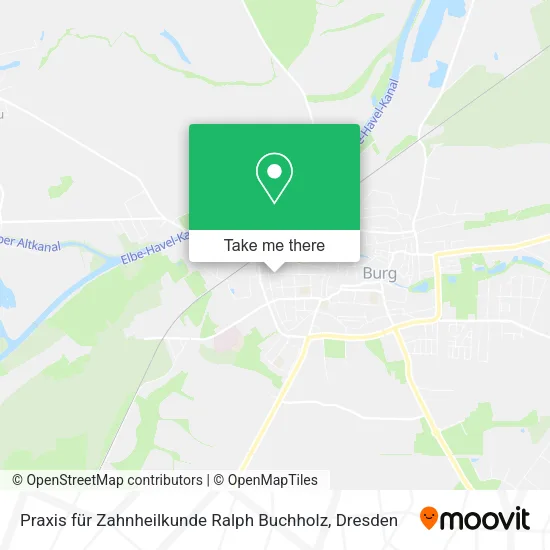 Карта Praxis für Zahnheilkunde Ralph Buchholz