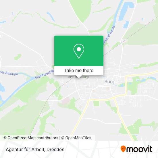 Карта Agentur für Arbeit