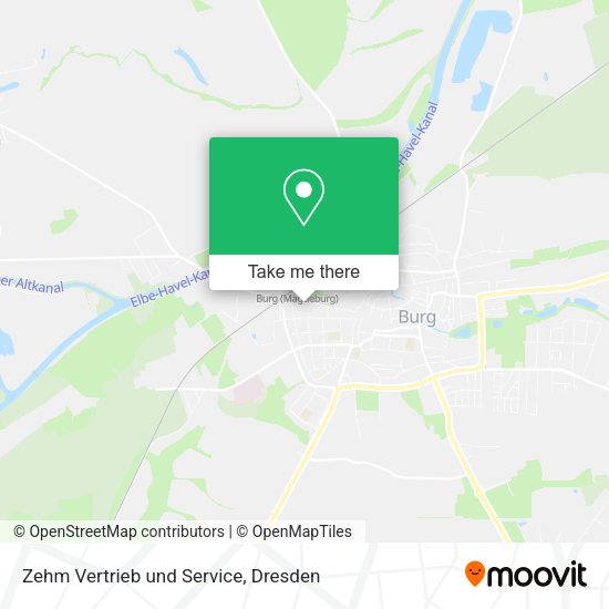 Карта Zehm Vertrieb und Service